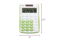 GENIE 120 G Taschenrechner weiß/grün