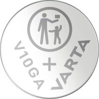 VARTA Knopfzelle V 10 GA/LR54 Alkali-Mangan 1,5 V, 1 St.