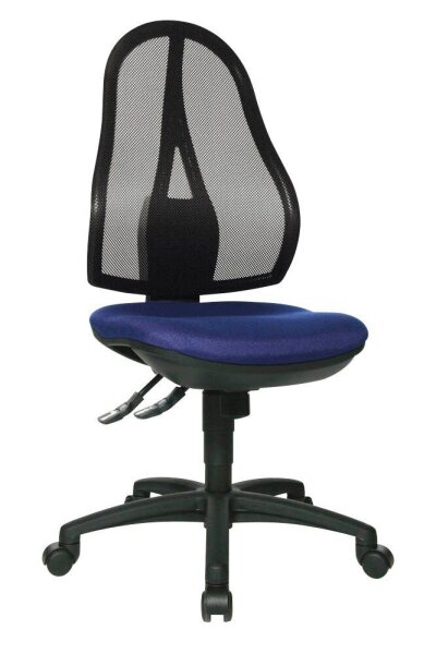 Topstar Bürostuhl Open Point SY, OP200G26 Stoff blau, Gestell schwarz