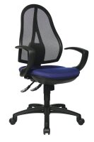 Topstar Bürostuhl Open Point SY, OP200G26 Stoff blau, Gestell schwarz