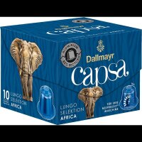 Dallmayr Capsa Lungo Selektion Africa Kaffeekapseln, Arabica- und Robustabohnen  10 Portionen