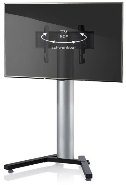 VCM my media TV-Ständer Stadino Mini schwarz, silber