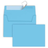 tecno Briefumschläge colors DIN C6 ohne Fenster blau...