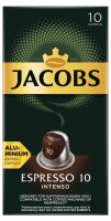 JACOBS ESPRESSO INTENSO Kaffeekapseln, Arabica- und...