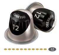 JACOBS ESPRESSO RISTRETTO Kaffeekapseln, Arabica- und Robustabohnen kräftig, 10 St.