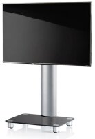 VCM my media TV-Ständer mit Rollen Tosal silber,...