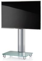 VCM my media TV-Ständer mit Rollen Tosal silber,...