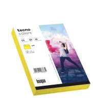 tecno Briefumschläge colors DIN C6 ohne Fenster gelb haftklebend 25 St.