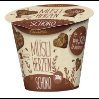 HELLMA Müsli-Herzen Schoko Müsli 30x 30,0 g, 30...