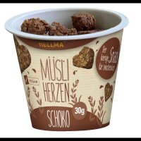 HELLMA Müsli-Herzen Schoko Müsli 30x 30,0 g, 30...
