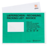 WIHEDÜ Lieferscheintaschen Pergamin Papier DIN C5...