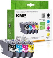 KMP B58V schwarz, cyan, magenta, gelb Druckerpatronen...