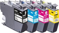 KMP B58V schwarz, cyan, magenta, gelb Druckerpatronen kompatibel zu brother LC-3217VALDR, 4er-Set