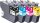 KMP B58V schwarz, cyan, magenta, gelb Druckerpatronen kompatibel zu brother LC-3217VALDR, 4er-Set