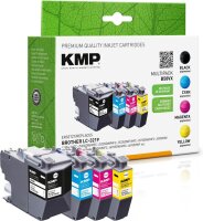 KMP B58VX schwarz, cyan, magenta, gelb Druckerpatronen...