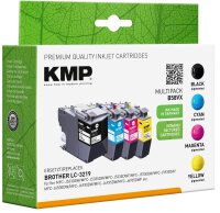KMP B58VX schwarz, cyan, magenta, gelb Druckerpatronen...