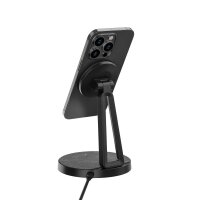 XLAYER MagFix Pro 2 in 1 Induktive Ladestation schwarz, 15 Watt