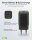 goobay Ladekabel mit Adapter schwarz, Kabellänge: 1,0 m, 65 Watt