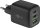 goobay Ladekabel mit Adapter schwarz, Kabellänge: 1,0 m, 65 Watt