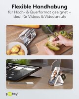 goobay 3-in-1 Induktive Ladestation weiß, 15 Watt