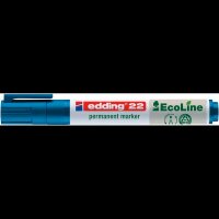 edding 22 EcoLine Permanentmarker blau 1,0 - 5,0 mm, 10 St.