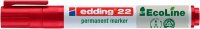 edding 22 EcoLine Permanentmarker farbsortiert 1,0 - 5,0 mm, 4 St.