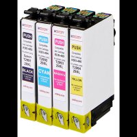 edding EDD-487 schwarz, cyan, magenta, gelb Druckerpatrone kompatibel zu EPSON 29XL / T2996XL, 4er-Set