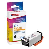 edding EDD-571 schwarz Druckerpatrone kompatibel zu EPSON...