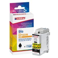 edding EDD-593 schwarz Druckerpatrone kompatibel zu EPSON...