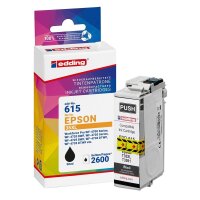 edding EDD-615 schwarz Druckerpatrone kompatibel zu EPSON...