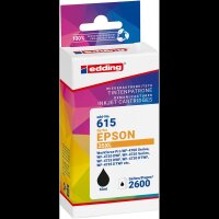 edding EDD-615 schwarz Druckerpatrone kompatibel zu EPSON...
