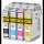 edding EDD-614 schwarz, cyan, magenta, gelb Druckerpatronen kompatibel zu EPSON 502XL/T02W64, 4er-Set