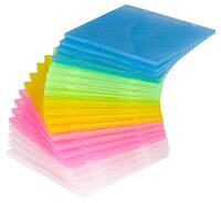 MediaRange 1er CD-/DVD-Hüllen farbsortiert, 20 St.