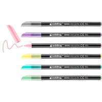 5 + 1 GRATIS: edding 1200 Filzstifte farbsortiert, 5 St....