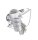 WENKO Haartrocknerhalter silber, 1 St.