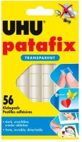 UHU patafix doppelseitige Klebepads, 1,2 x 1,2 cm, 56 St.