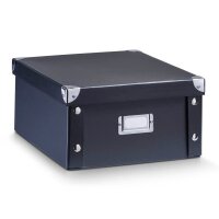 Zeller Aufbewahrungsbox 9,6 l schwarz 26,0 x 31,0 x 14,0...