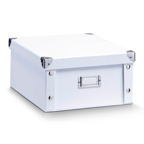 Zeller Aufbewahrungsbox 9,6 l weiß 26,0 x 31,0 x 14,0 cm, 1 St.