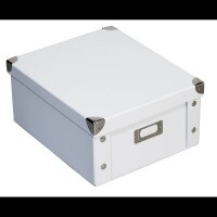 Zeller Aufbewahrungsbox 9,6 l weiß 26,0 x 31,0 x 14,0 cm, 1 St.