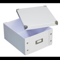 Zeller Aufbewahrungsbox 9,6 l weiß 26,0 x 31,0 x 14,0 cm, 1 St.