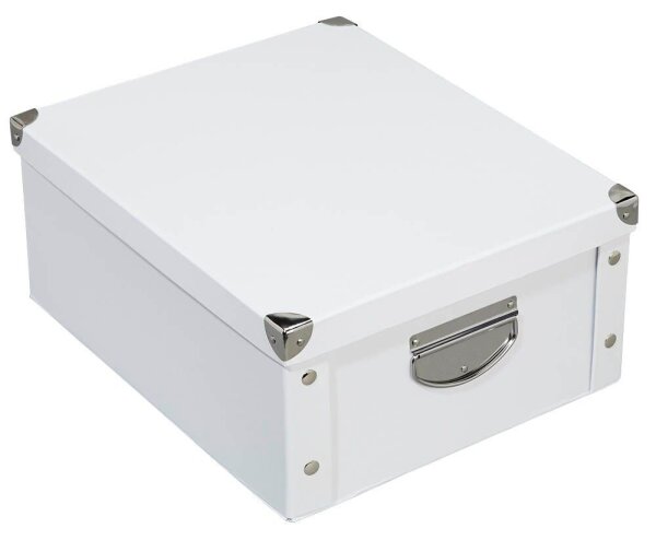 Zeller Aufbewahrungsbox 19,2 l weiß 33,0 x 40,0 x 17,0 cm, 1 St.