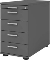 HAMMERBACHER Solid SC50 Standcontainer grafit 5...