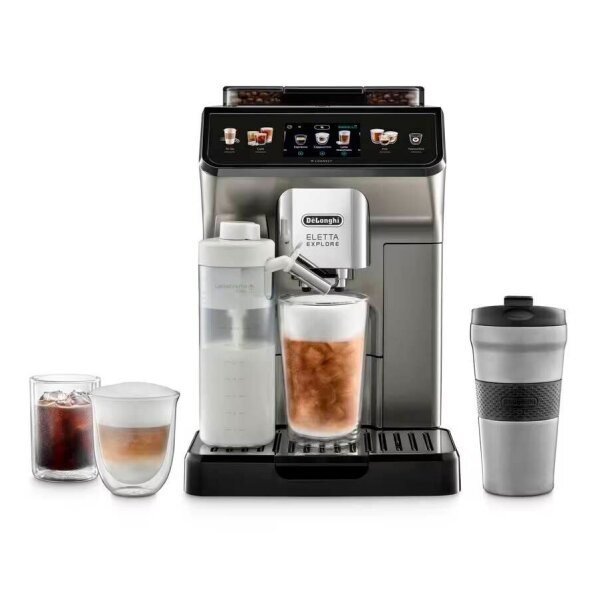 DeLonghi ECAM 450.86.T Eletta Explore Cold Brew  Kaffeevollautomat grau