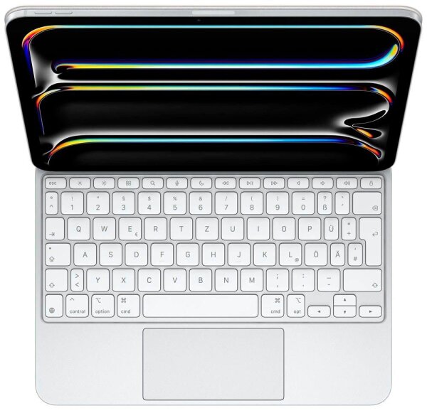 Apple Magic Keyboard Tablet-Tastatur weiß geeignet für Apple iPad Pro 11“ (M4)