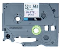 brother Schriftband TZe-MQE31 TZEMQE31, 12 mm, schwarz auf rosa, 1 St.