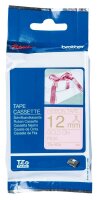 brother Textil-Schriftband TZe-RE34 TZERE34, 12 mm, gold auf rosa, 1 St.