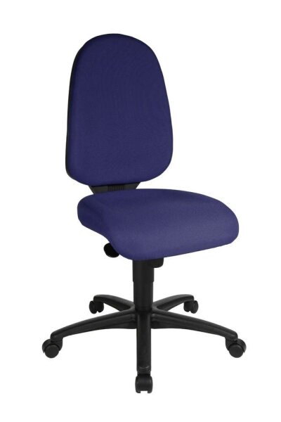 Topstar Bürostuhl Syncro Pro 5, S500 G26 Stoff blau, Gestell schwarz