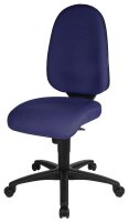 Topstar Bürostuhl Syncro Pro 5, S500 G26 Stoff blau, Gestell schwarz