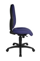 Topstar Bürostuhl Syncro Pro 5, S500 G26 Stoff blau, Gestell schwarz