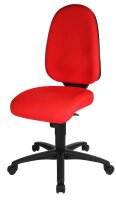 Topstar Bürostuhl Syncro Pro 5, S500 G21 Stoff rot, Gestell schwarz